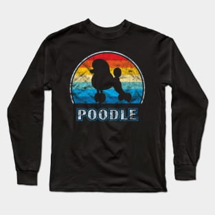 Poodle Vintage Design Dog Long Sleeve T-Shirt